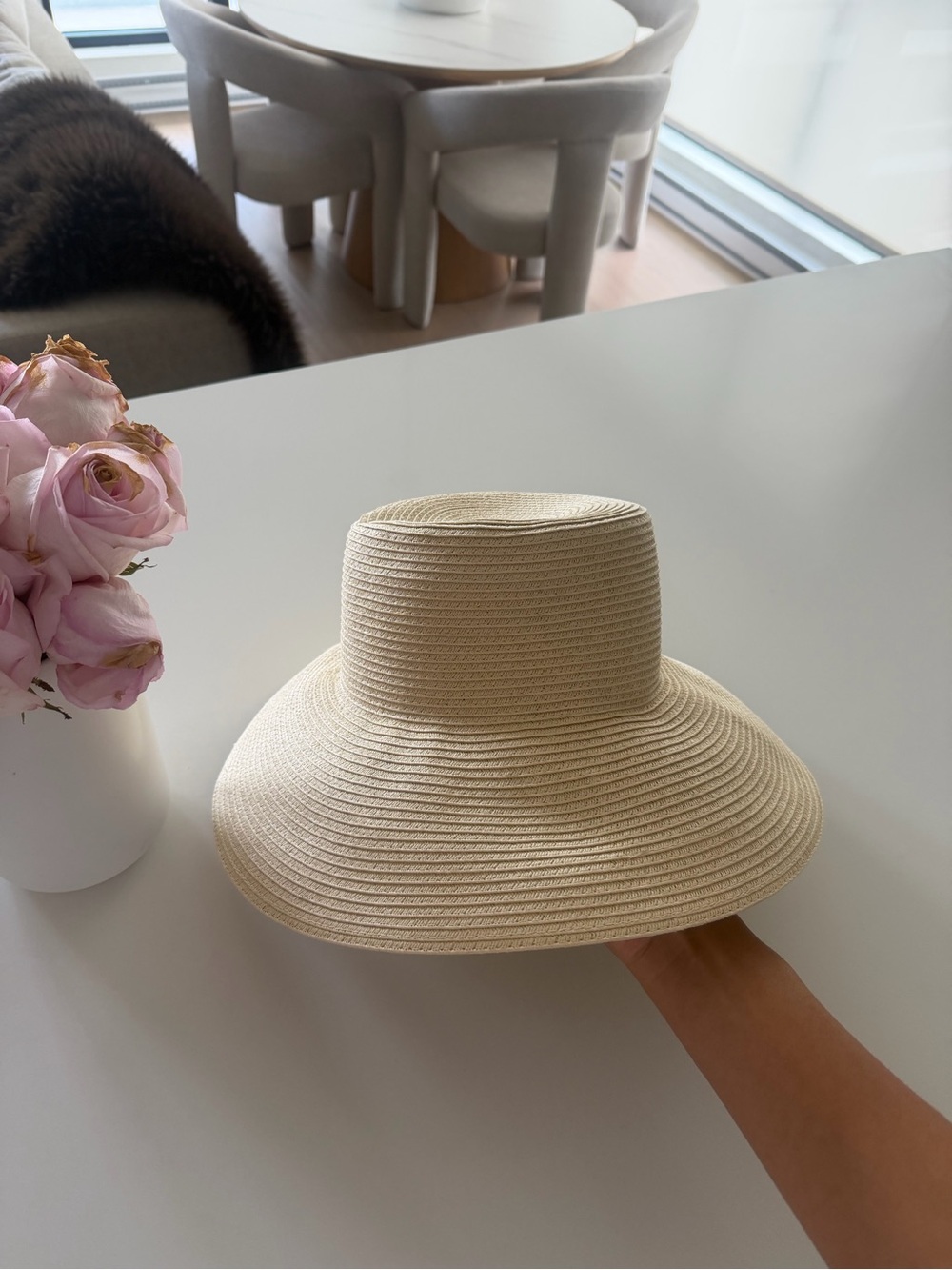 H&M Women’s Straw Sun Hat - Cream